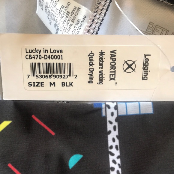 Lucky in Love BMS Tennis/Athletic Leggings, M NWT! - Picture 6 of 8